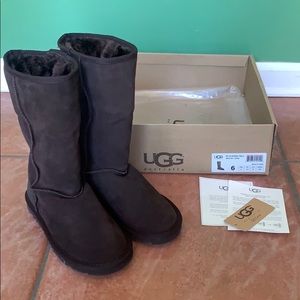 Tall Chocolate UGG Boots